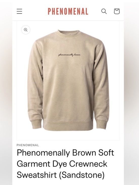 Anthropologie Tops - Phenomenal woman “phenomenally brown” sweatshirt